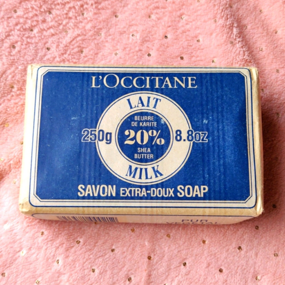 L'Occitane Lait Milk Bar Soap 20% Shea Butter